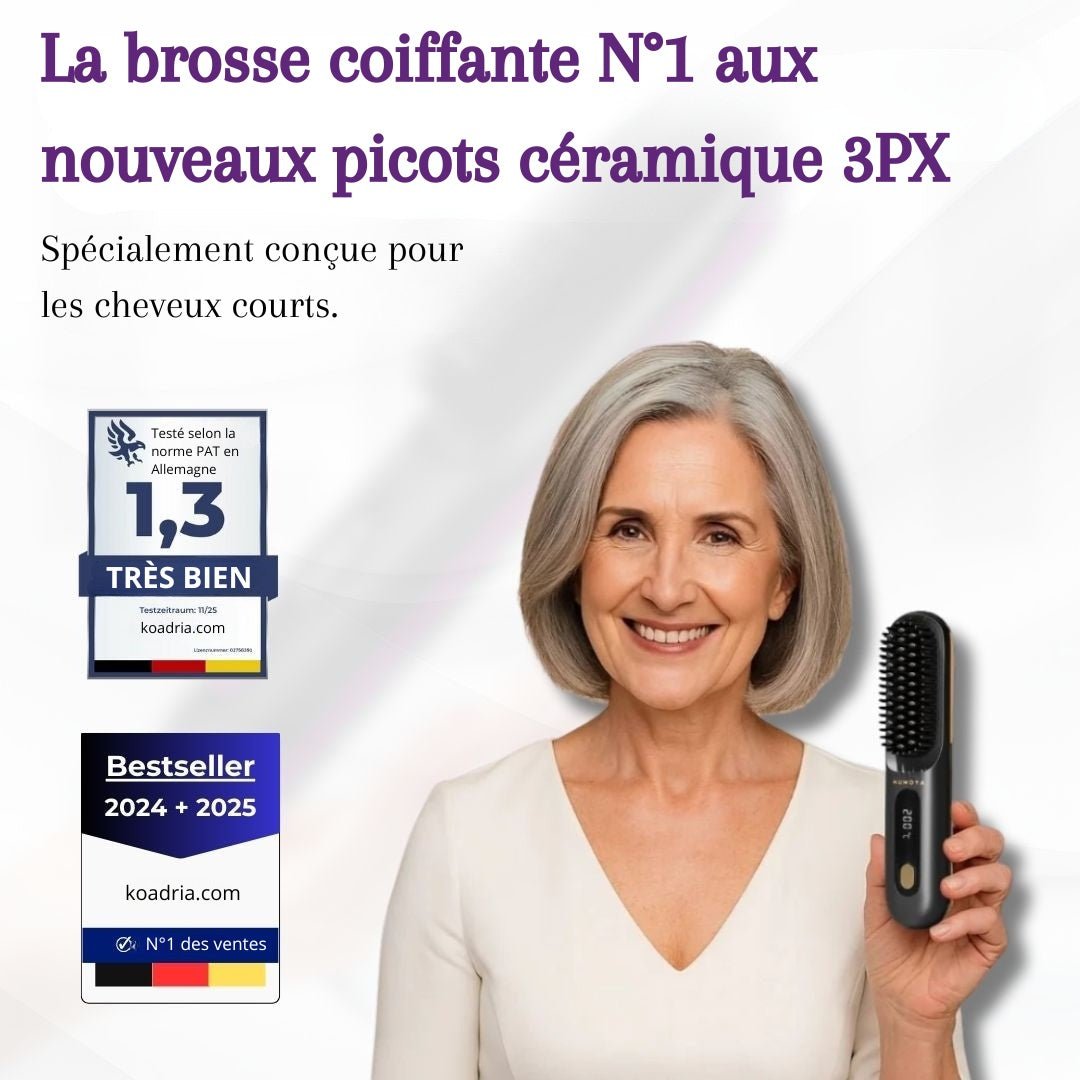 Lissia Pro - La PREMIÈRE brosse coiffante intelligente nomade - KoadriaLissia Pro - La PREMIÈRE brosse coiffante intelligente nomadeKoadria